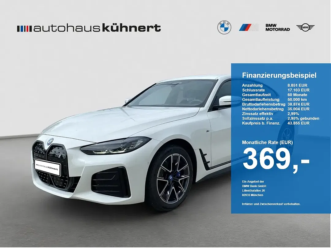 BMW i4 eDrive Gran Coupe M Sport - Thumbnail 1