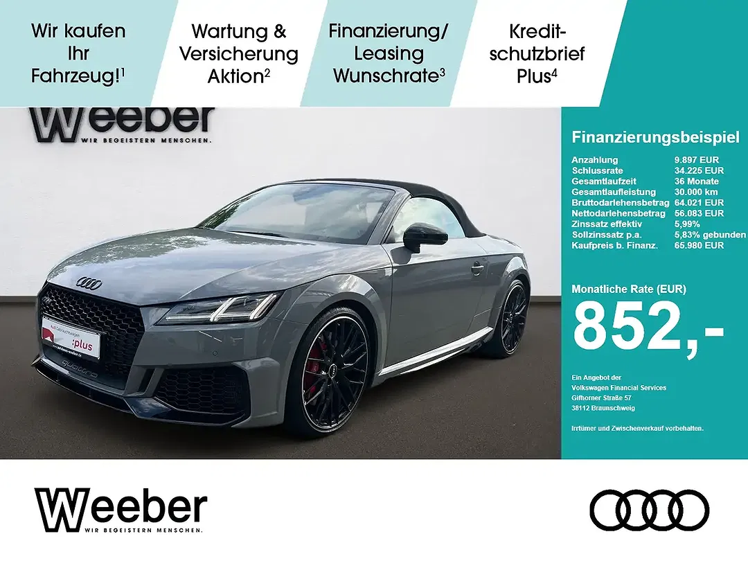Audi TT RS quattro Matrix LED Roadster - foto 1