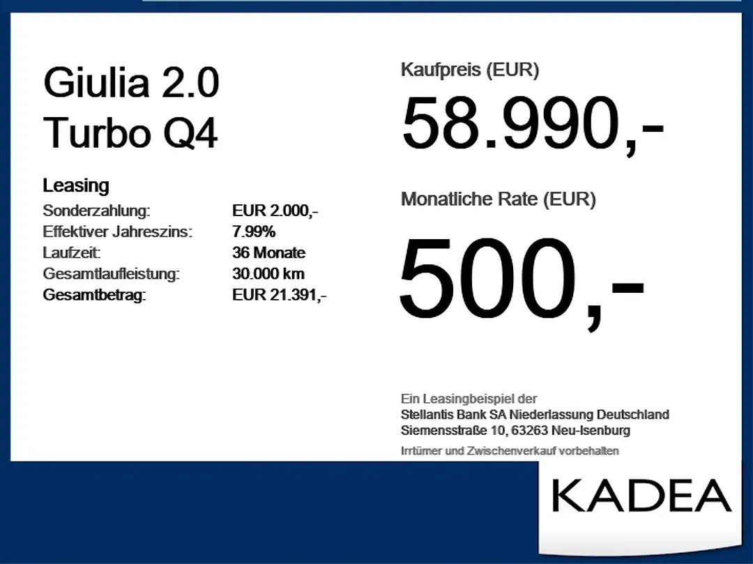 Alfa Romeo Giulia 2.0 Turbo Q4 - Thumbnail 3