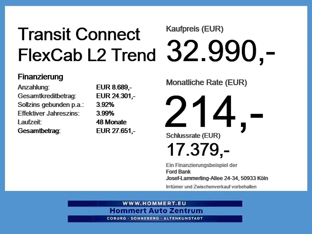 Ford Transit Connect L2 Trend - Thumbnail 5