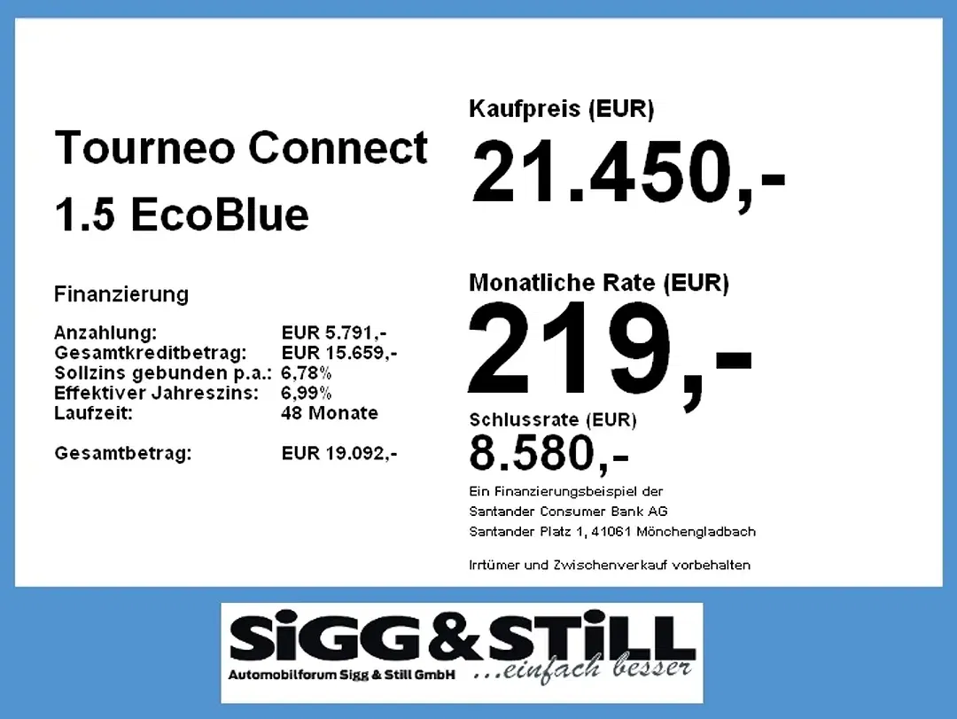 Ford Tourneo Connect 1.5 EcoBlue Trend - Thumbnail 4