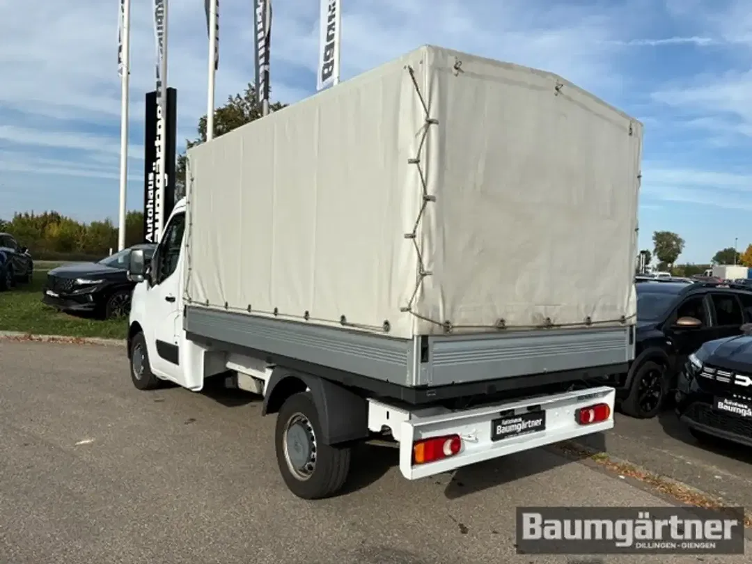 Renault Master dCi 135 5t L2H1 open laadbak huif - Thumbnail 4