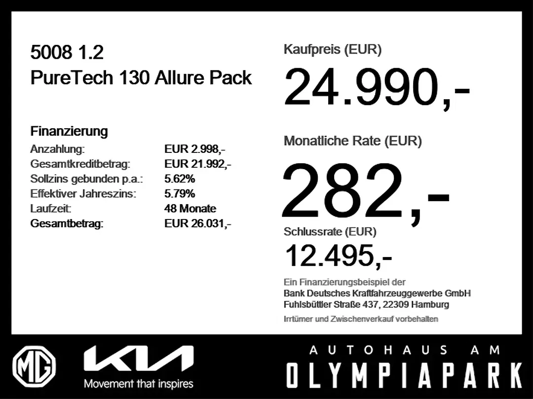 Peugeot 5008 130 PureTech Allure Pack - Thumbnail 5