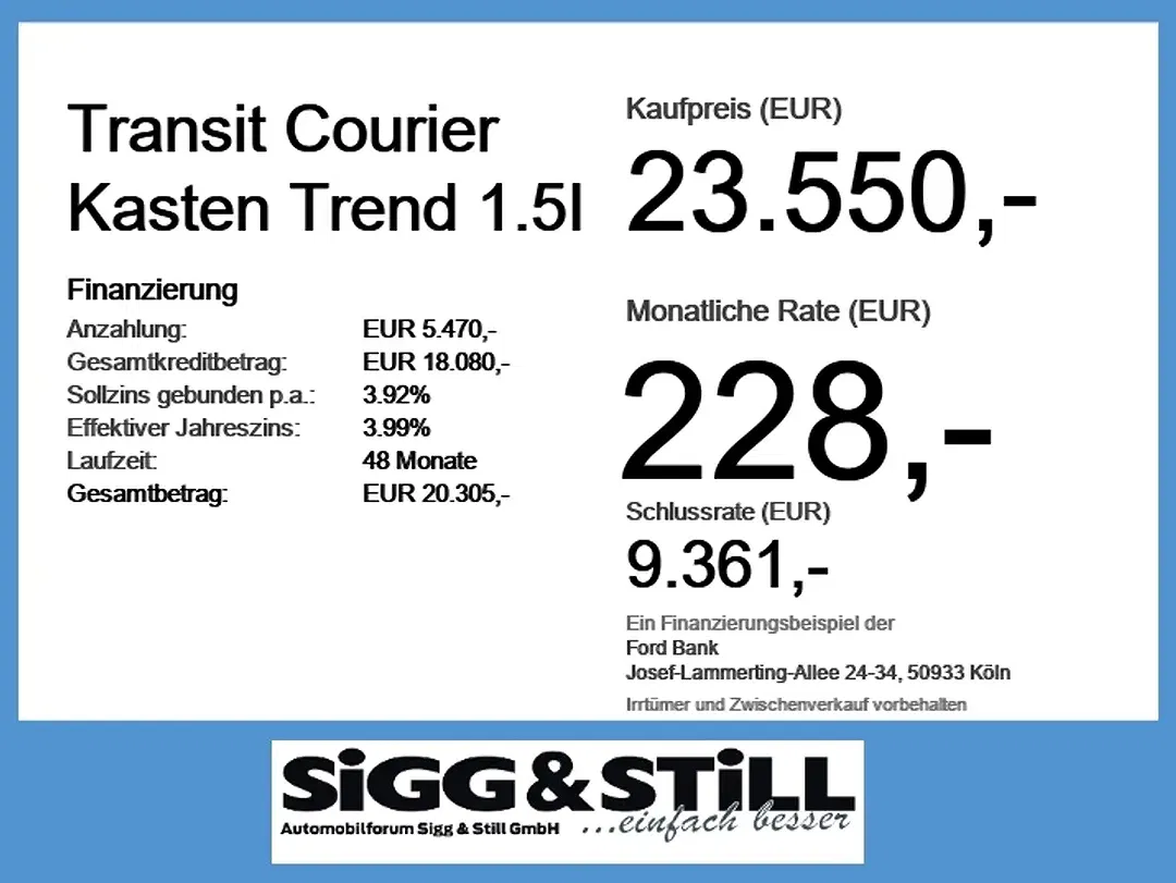 Ford Transit Courier Trend - Thumbnail 3