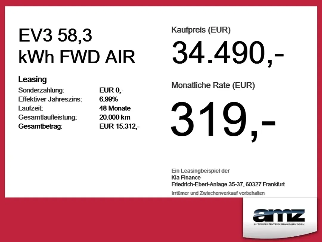 Kia EV3 Air - Thumbnail 3