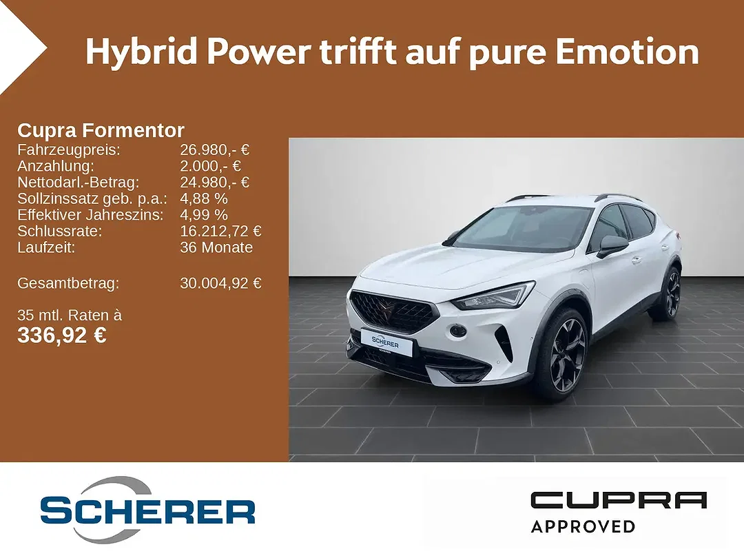 CUPRA Formentor 1.4 PHEV - Afbeelding 1