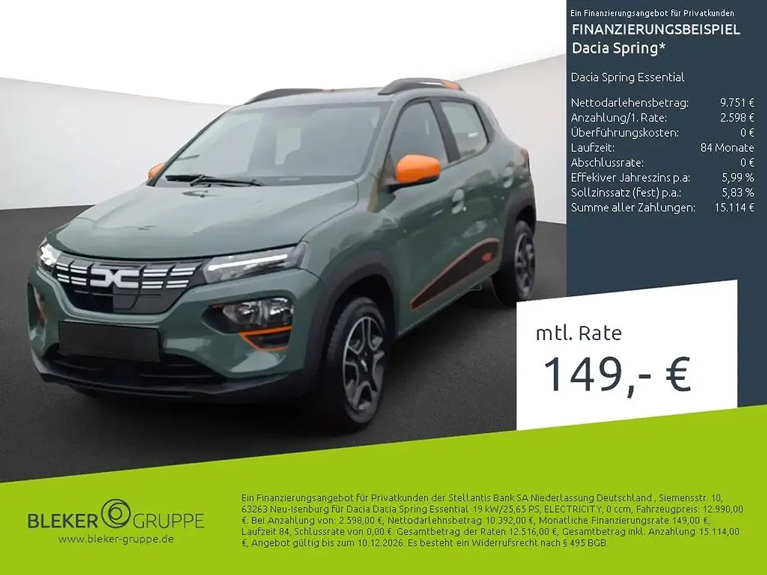 Dacia Spring Essential - Afbeelding 1