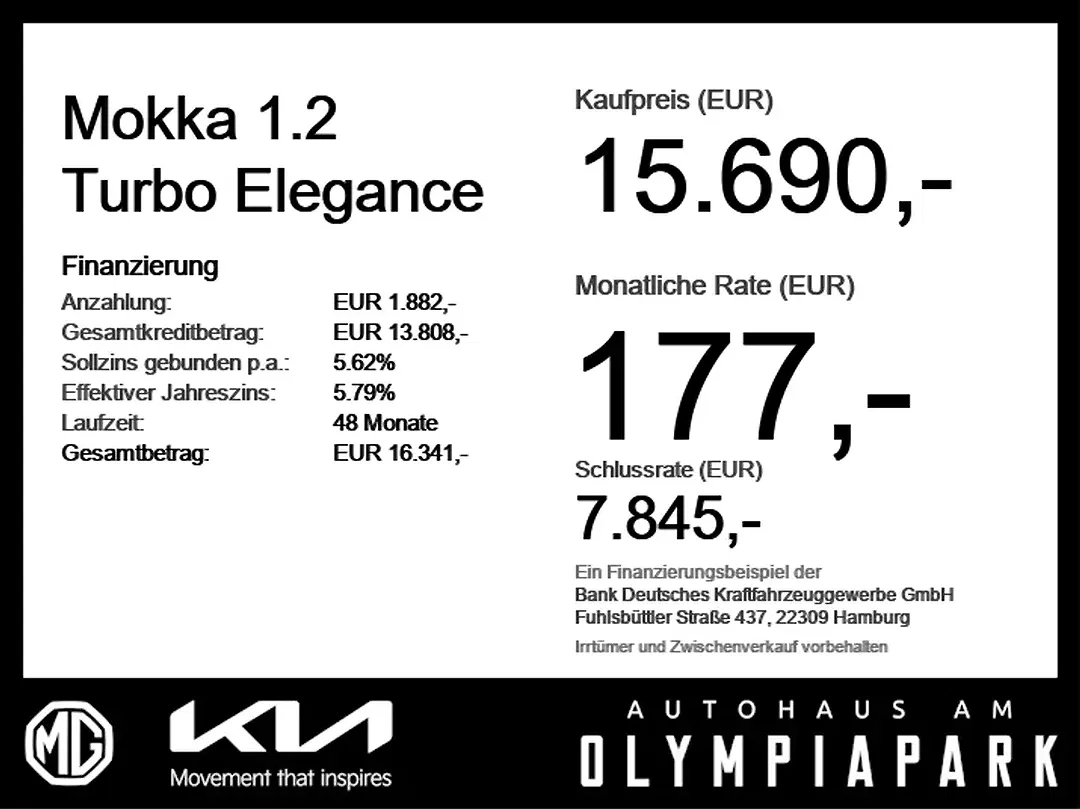 Opel Mokka 1.2 Turbo Elegance - Thumbnail 5