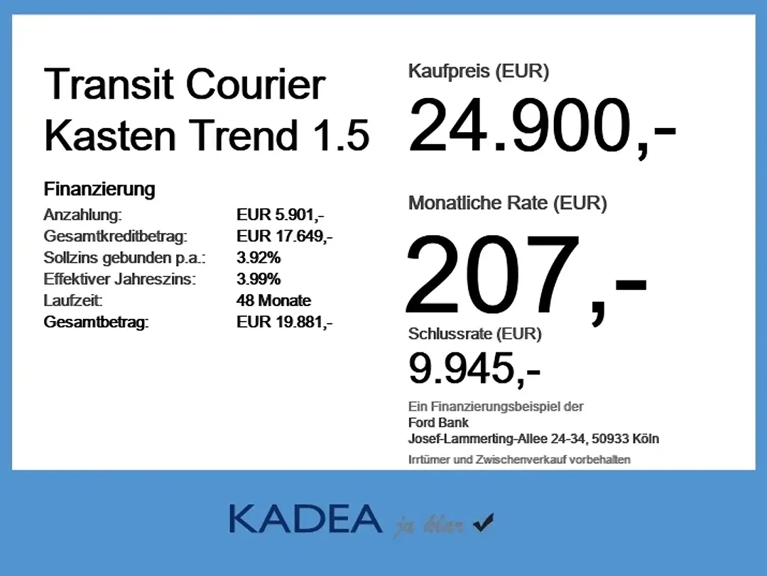 Ford Transit Courier Trend - Thumbnail 4