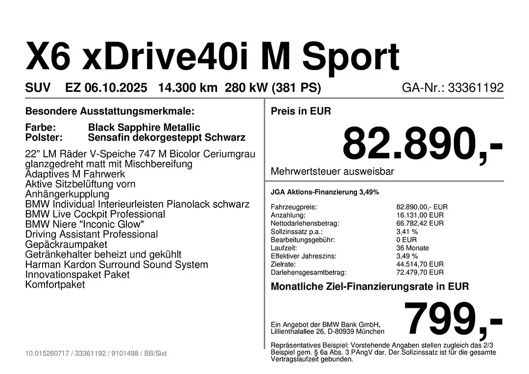 BMW X6 M xDrive - Thumbnail 3
