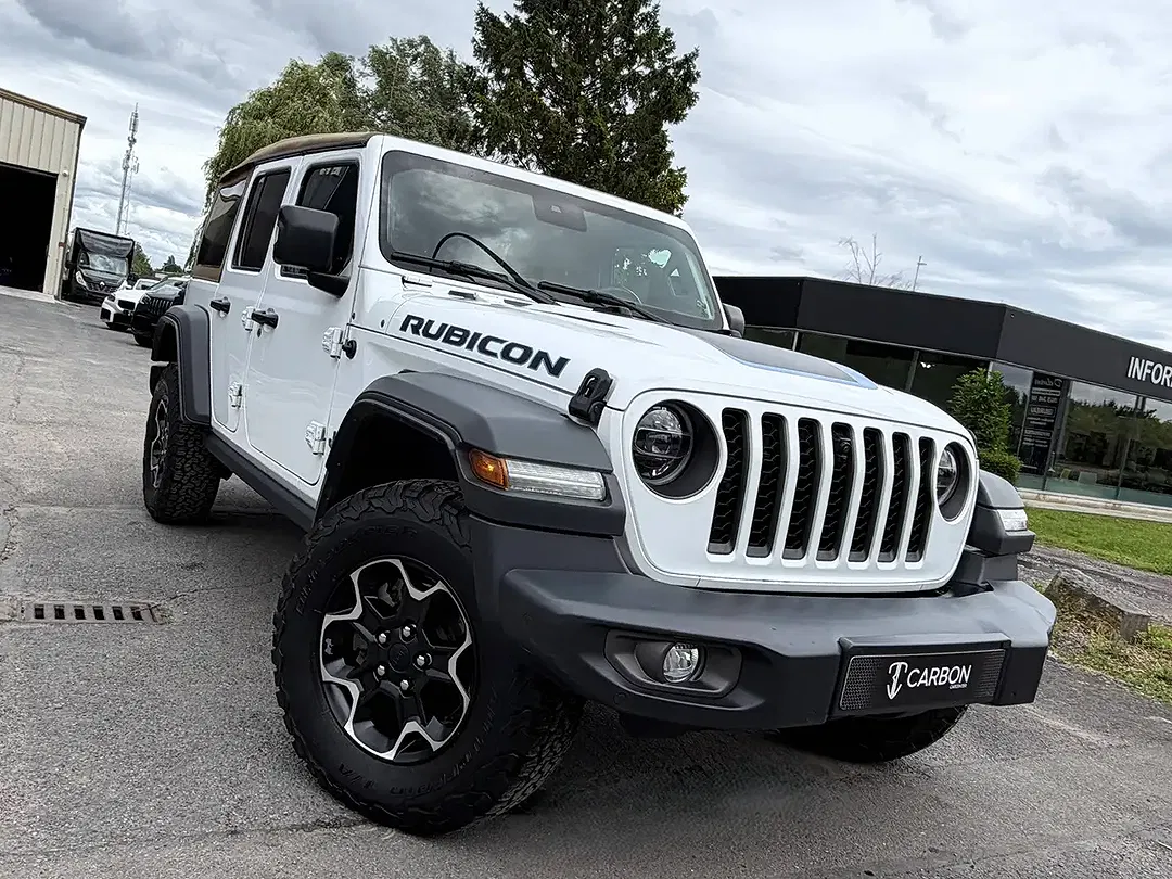 Jeep Wrangler 2.0 Turbo PHEV 4xe Unlimited Rubicon Softtop Hardtop - Thumbnail 10
