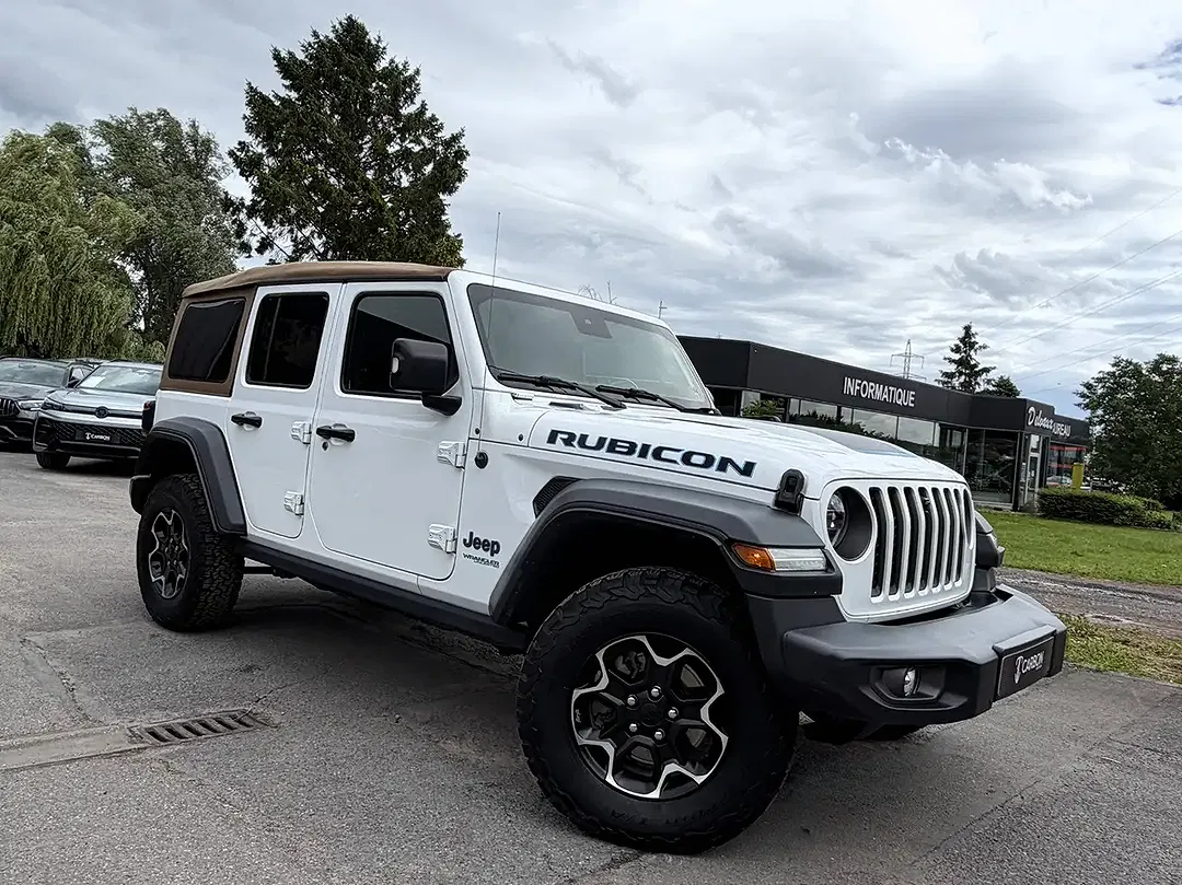 Jeep Wrangler 2.0 Turbo PHEV 4xe Unlimited Rubicon Softtop Hardtop - Thumbnail 11