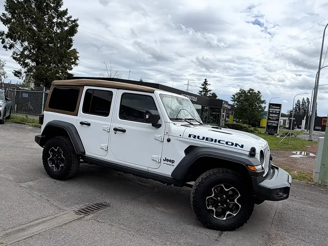 Jeep Wrangler 2.0 Turbo PHEV 4xe Unlimited Rubicon Softtop Hardtop - Thumbnail 12