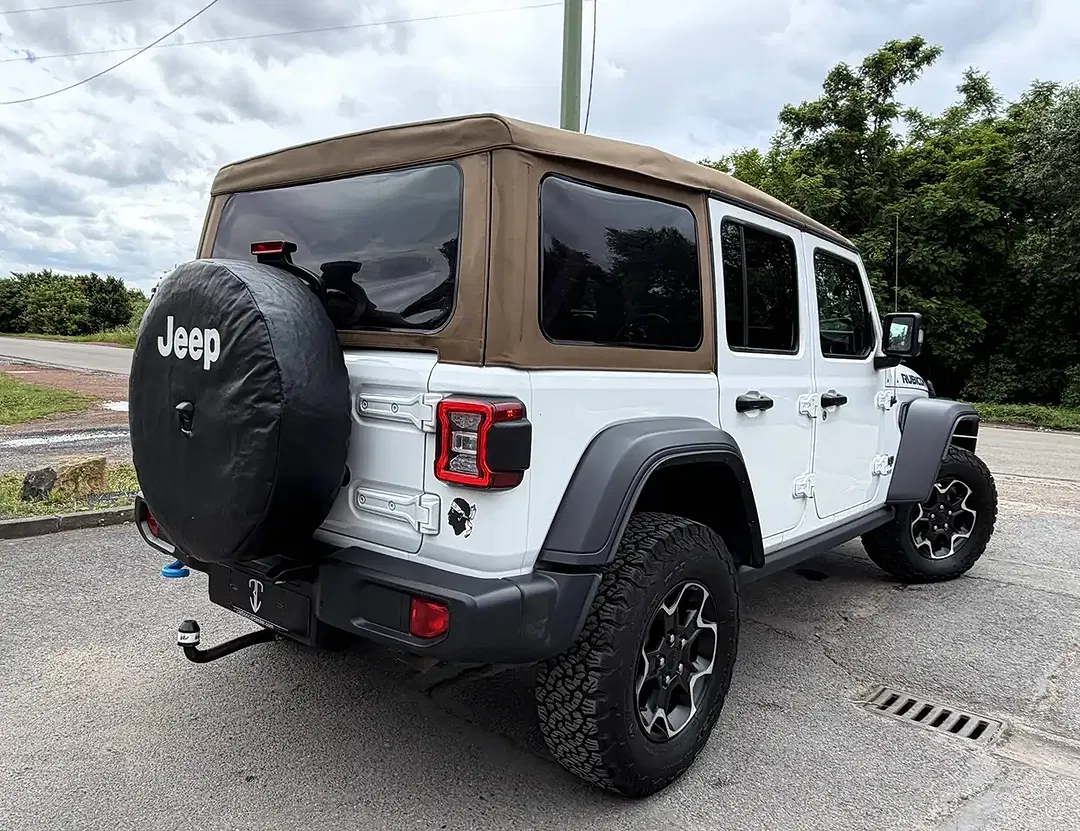 Jeep Wrangler 2.0 Turbo PHEV 4xe Unlimited Rubicon Softtop Hardtop - Thumbnail 14