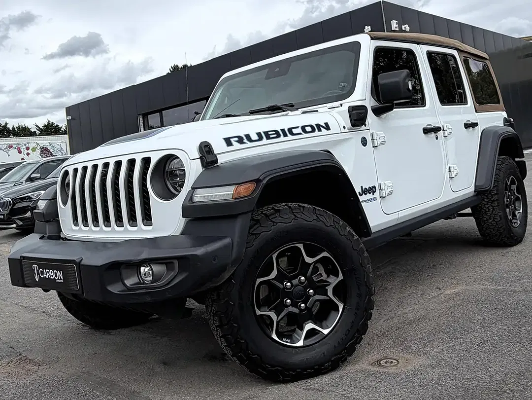 Jeep Wrangler 2.0 Turbo PHEV 4xe Unlimited Rubicon Softtop Hardtop - Thumbnail 3