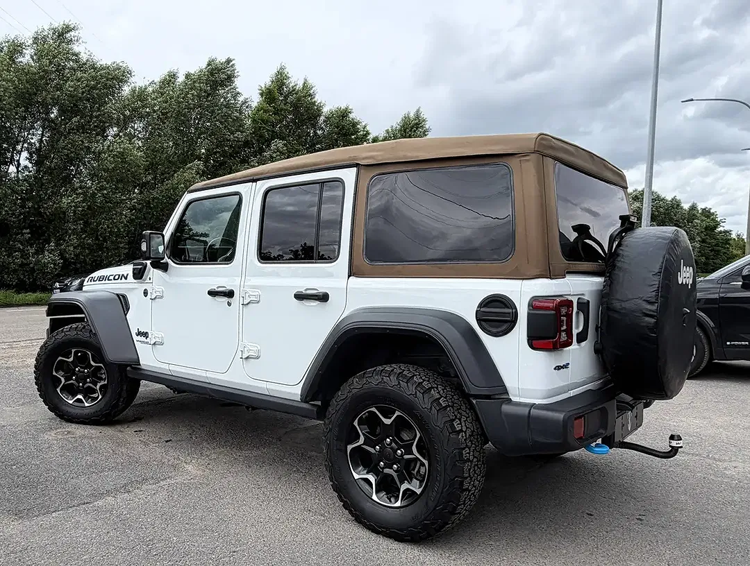 Jeep Wrangler 2.0 Turbo PHEV 4xe Unlimited Rubicon Softtop Hardtop - Thumbnail 7