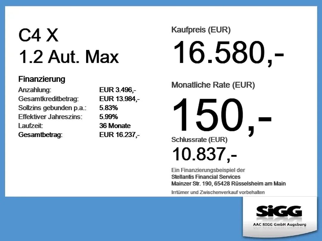 Citroen C4 X 1.2 EAT8 Max - Thumbnail 5