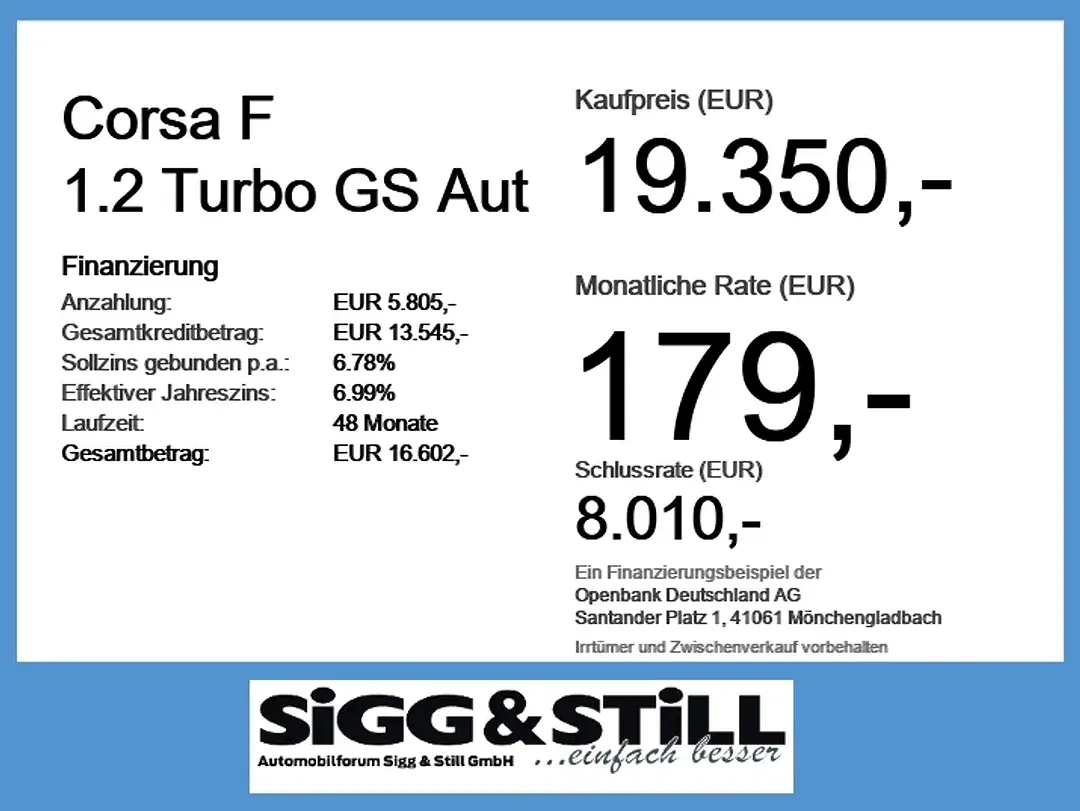 Opel Corsa 1.2 Turbo AUT GS - Thumbnail 3