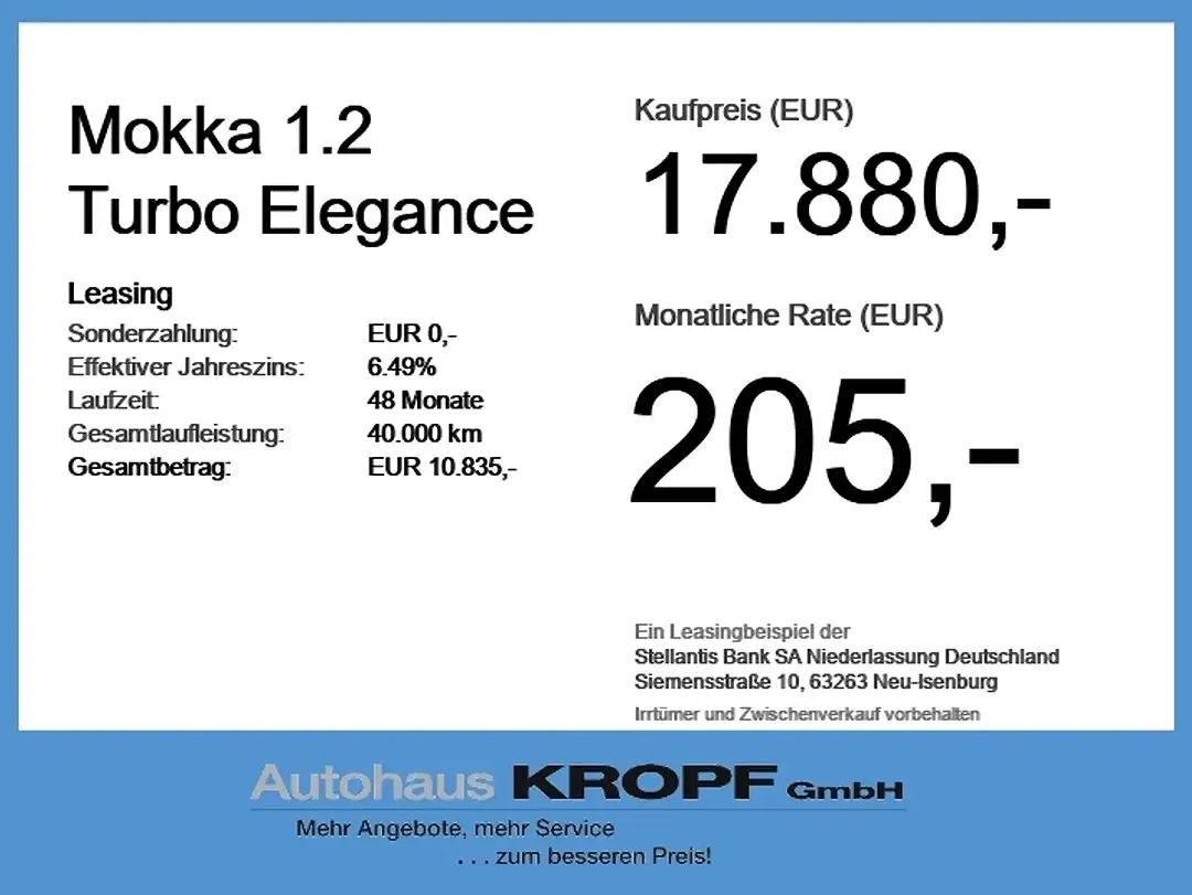 Opel Mokka 1.2 Turbo Elegance - Thumbnail 5
