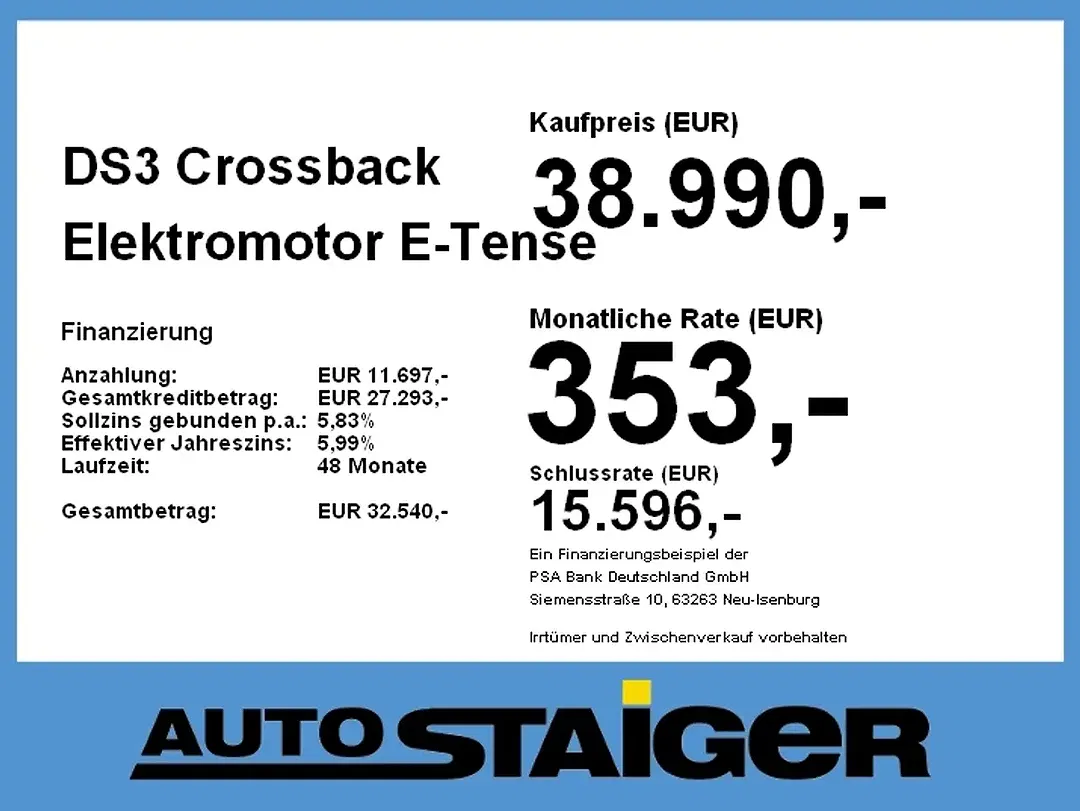 DS Automobiles DS 3 Crossback - Thumbnail 3