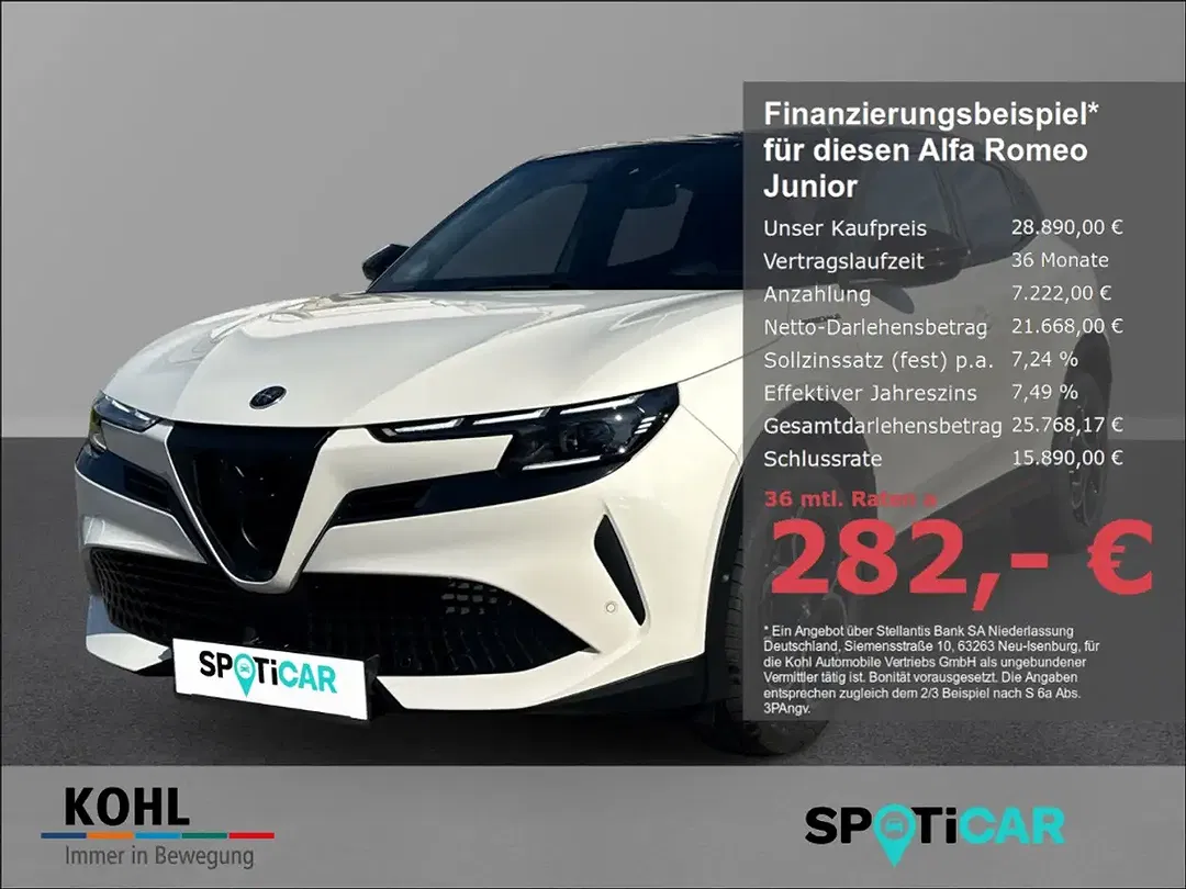 Alfa Romeo Junior 1.2 Ibrida VGT MHEV Speciale - foto 1