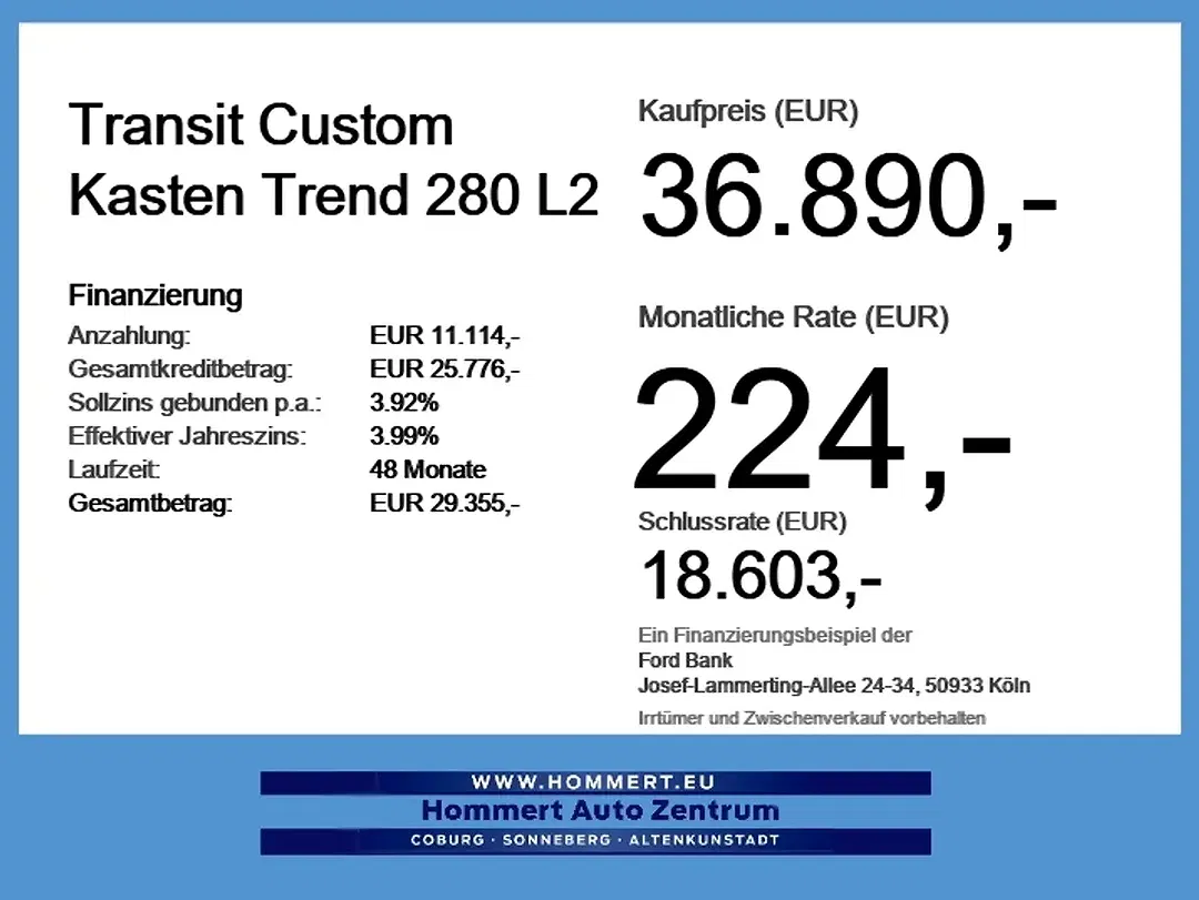 Ford Transit Custom 280 L2 Trend - Thumbnail 5