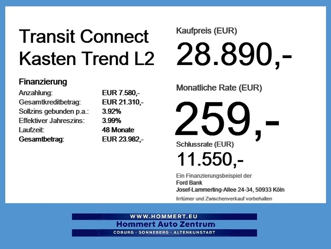 Ford Transit Connect L2 Trend - Thumbnail 5