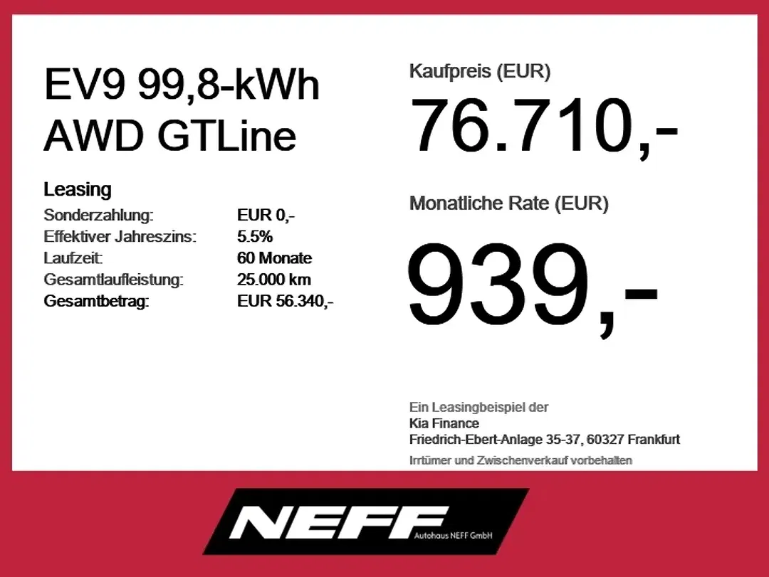 Kia EV9 AWD GT-Line - Thumbnail 3