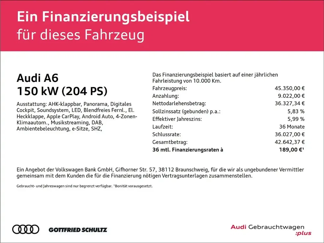 Audi A6 TDI Matrix LED Avant plus - Thumbnail 2