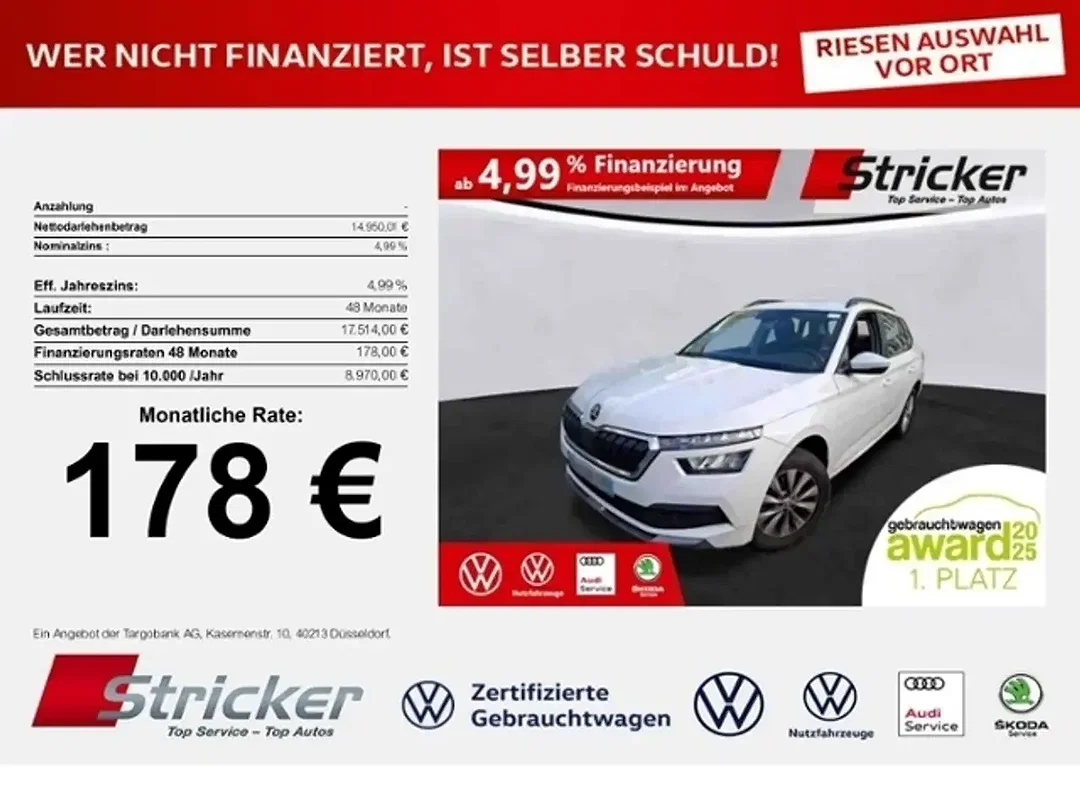 Skoda Kamiq 1.0 TSI Ambition - Afbeelding 1