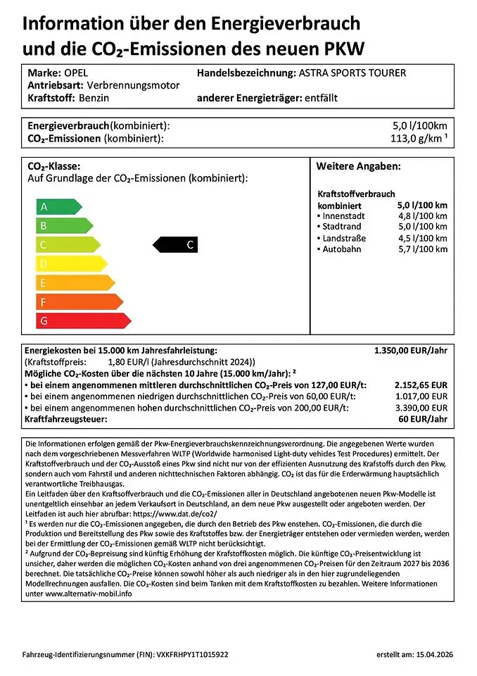 Opel Astra 1.2 Ultimate - Thumbnail 13