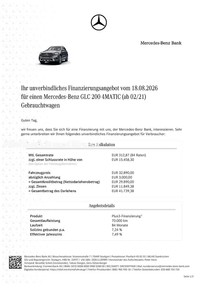 Mercedes-Benz GLC 200 4MATIC - Thumbnail 3