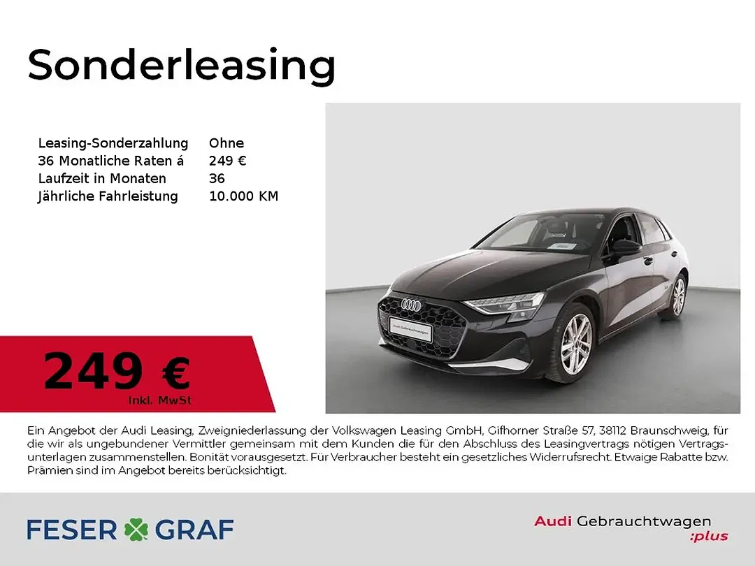 Audi A3 TFSI advanced - Afbeelding 1