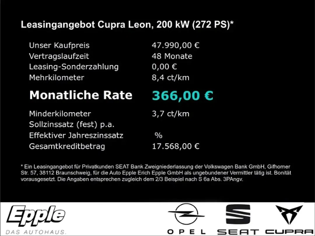 CUPRA Leon PHEV Sportstourer VZ1 - Thumbnail 4