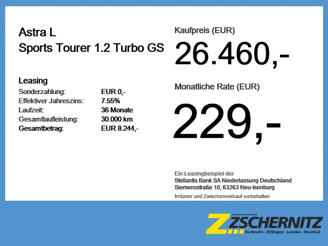 Opel Astra 1.2 Turbo GS - Thumbnail 3
