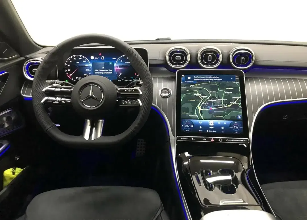Mercedes-Benz C 300 AMG MBUX Burmester Night - Thumbnail 7