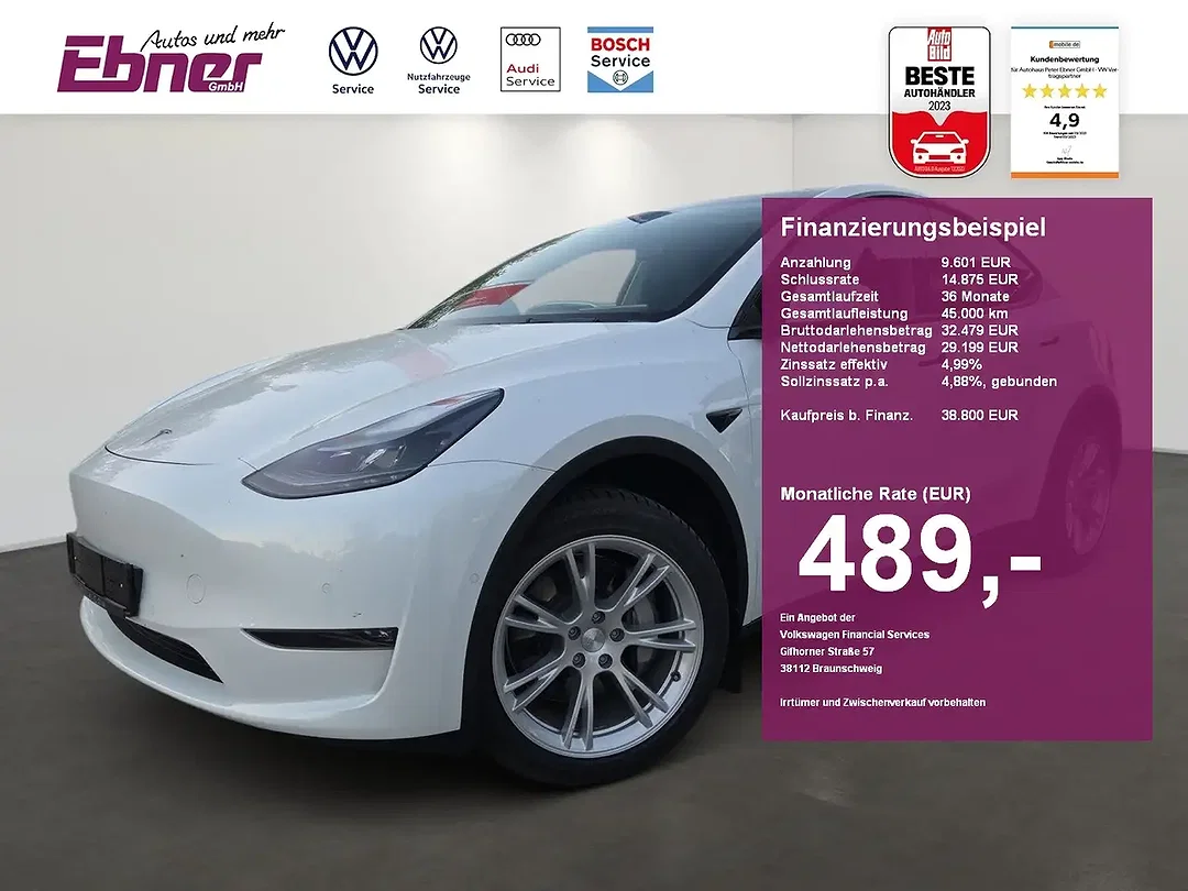 Tesla Model Y Dual Motor Long Range - Afbeelding 1