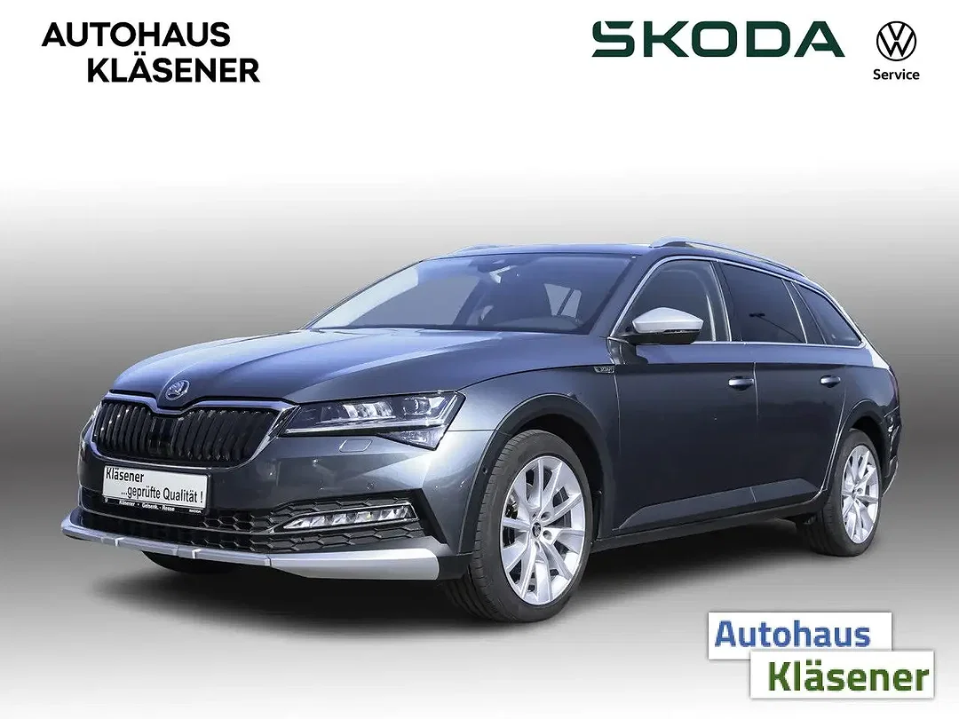 Skoda Superb 2.0 TDI DSG 4x4 Combi Scout - Afbeelding 1