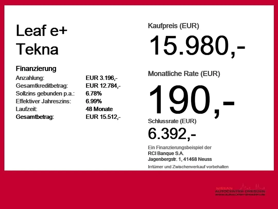 Nissan Leaf Tekna - Thumbnail 3