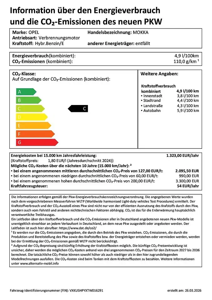 Opel Mokka 1.2 Edition - Thumbnail 11