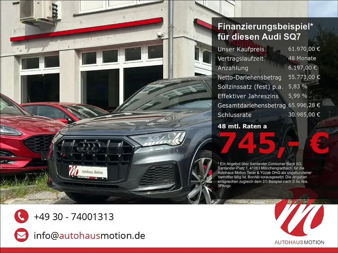 Audi SQ7 4.0 TDI quattro Matrix LED - foto 1