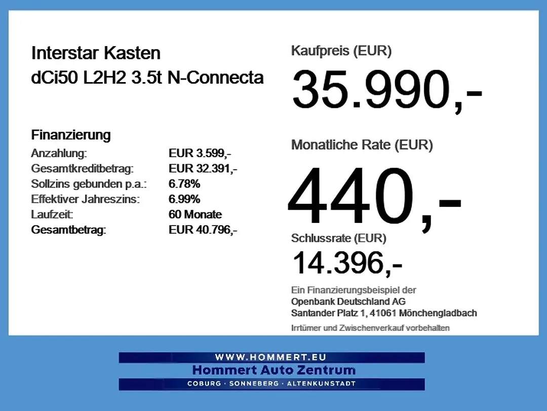 Nissan Interstar 3.5t L2H2 N-Connecta - Thumbnail 5