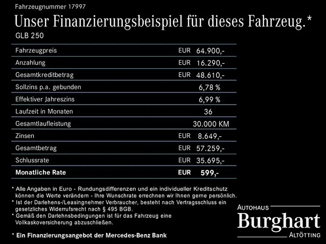 Mercedes-Benz GLB 250 EQ Burmester AMG Line Night - Thumbnail 11