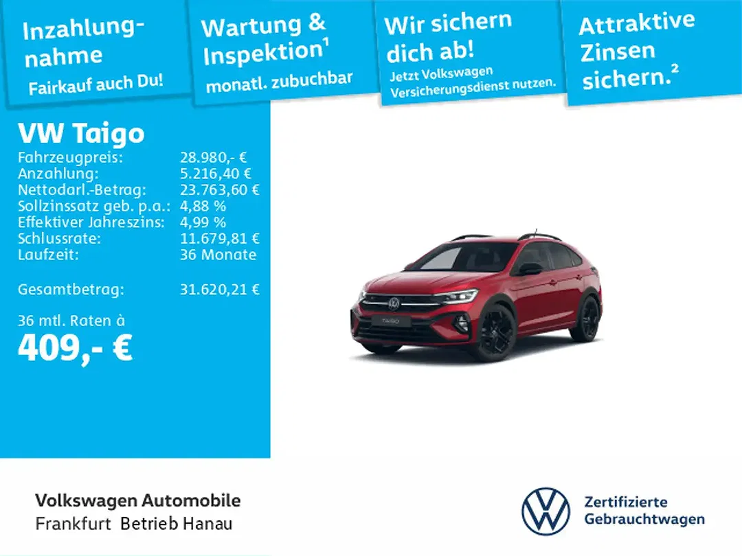 Volkswagen Taigo 1.5 TSI DSG R-Line - Afbeelding 1