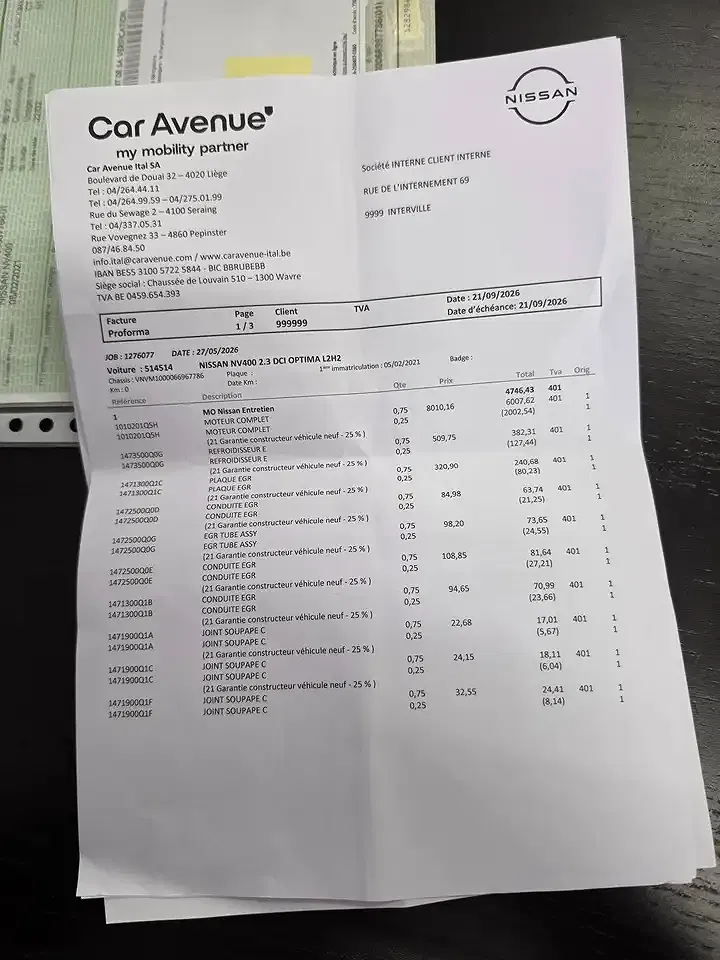 Nissan NV400 dCi L3H1 - Thumbnail 13