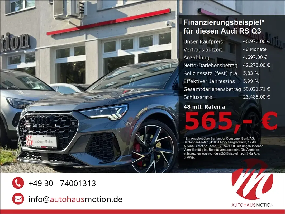Audi RS Q3 2.5 TFSI quattro Matrix LED Sportback - foto 1
