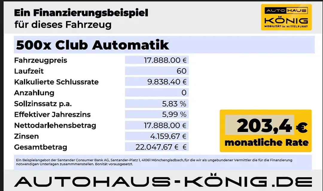 Fiat 500X AUT Club - Thumbnail 4
