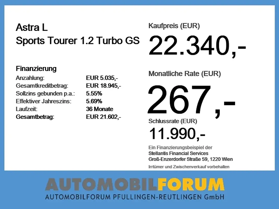 Opel Astra 1.2 Turbo GS - Thumbnail 3