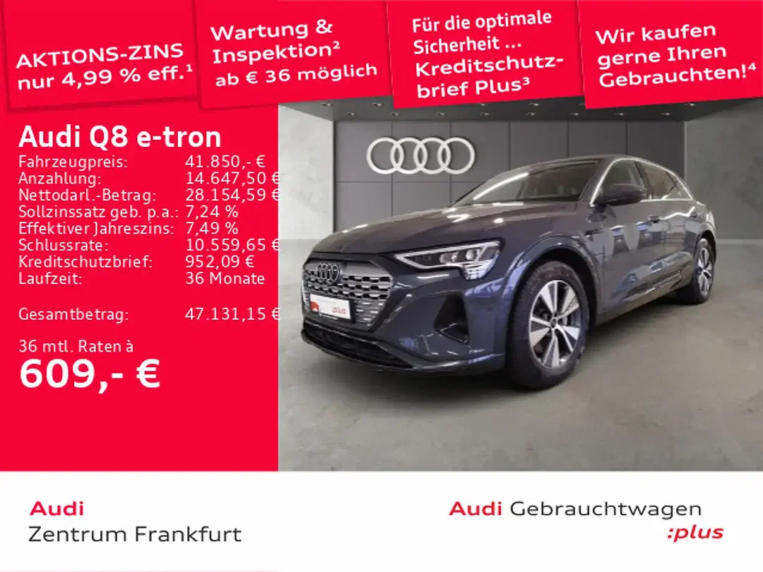 Audi Q8 e-tron 50 quattro advanced - Afbeelding 1