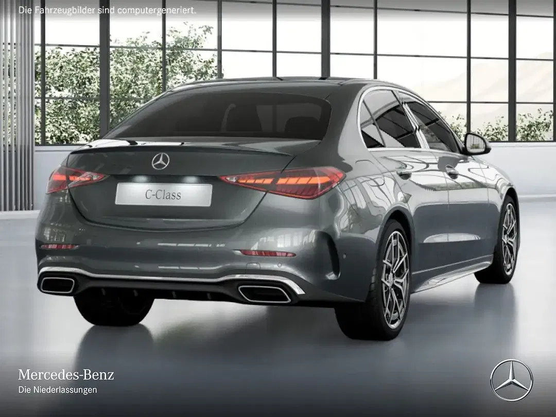 Mercedes-Benz C 300 9G-TRONIC 4MATIC AMG Burmester - Thumbnail 4